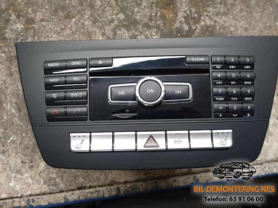 Bilstereo til Mercedes C-Klasse, 2007-2011 (Fase 1) (W204) (W204) 