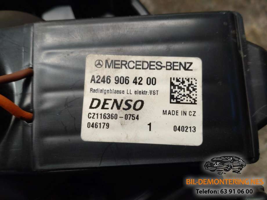 Varmeapparat motor til Mercedes CLA 2013-2019 (C117) (C117) 