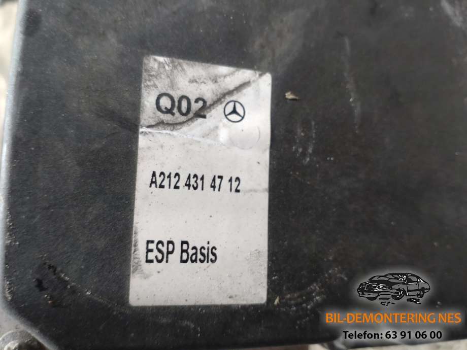 ABS sentral til Mercedes E-Klasse 2009-2013 (Fase 1) (W212) (W212)