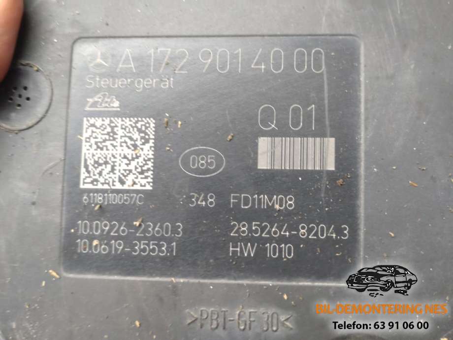 ABS sentral til Mercedes C-Klasse 2007-2011 (Fase 1) (W204) (W204) (A1724312512|)