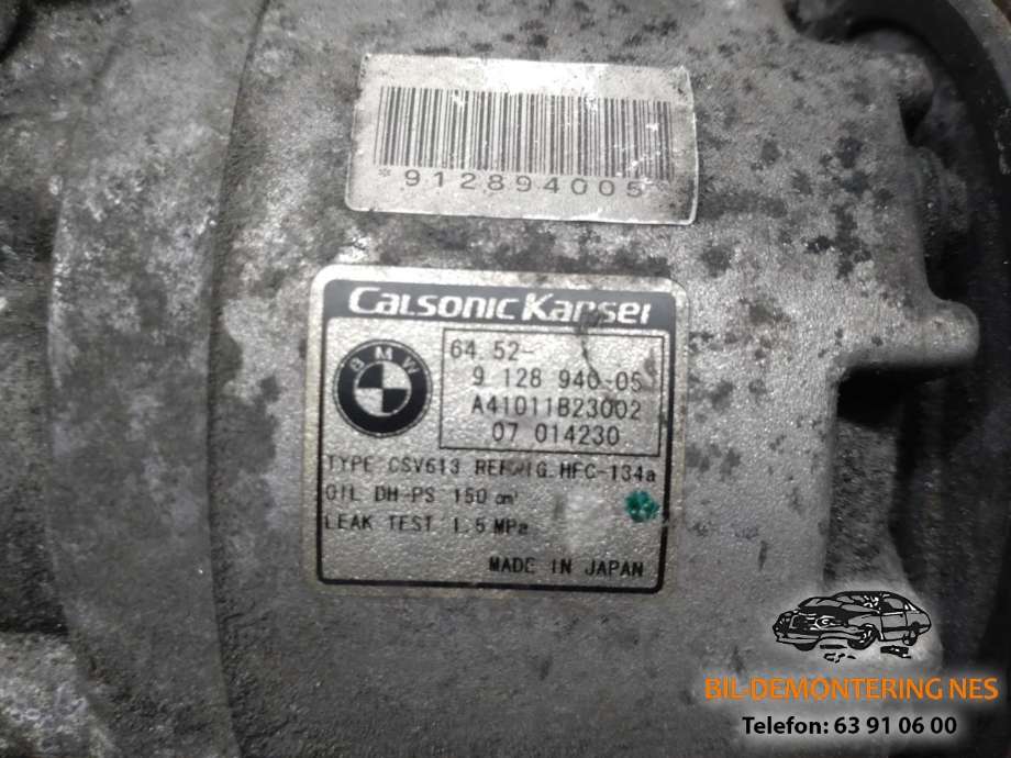 Aircondition kompressor til BMW X3 2007-2010 (Fase 2) (E83) (E83)