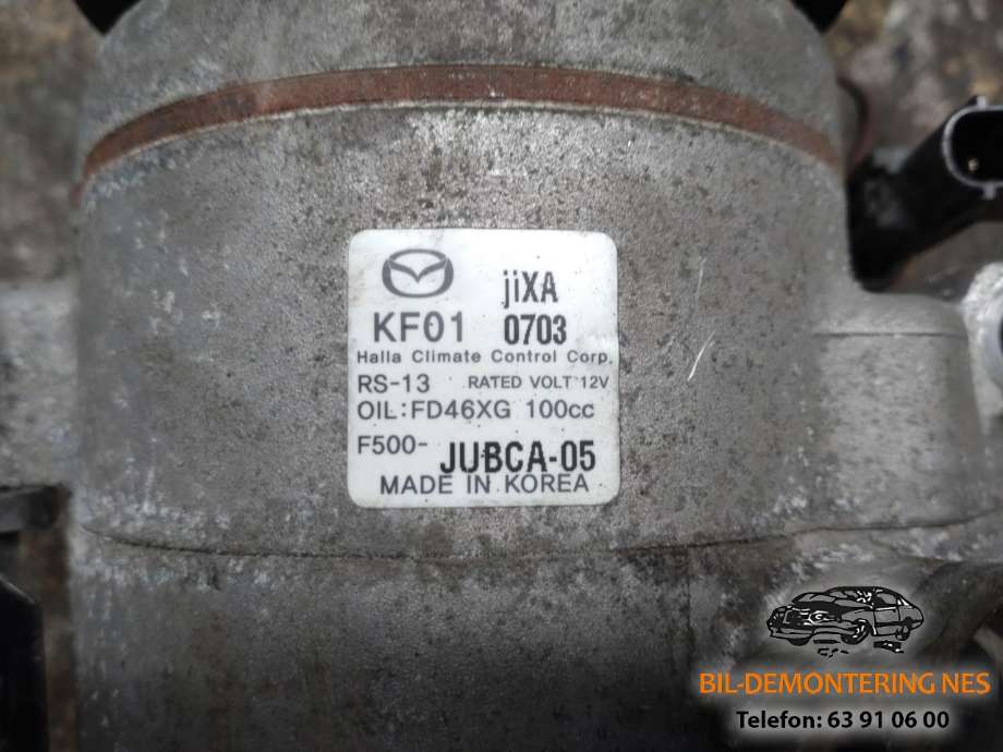 Aircondition kompressor til Mazda 3 2013-2016 (Type III, Fase 1)