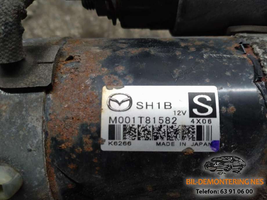 Starter diesel til Mazda 3 2013-2016 (Type III, Fase 1)  