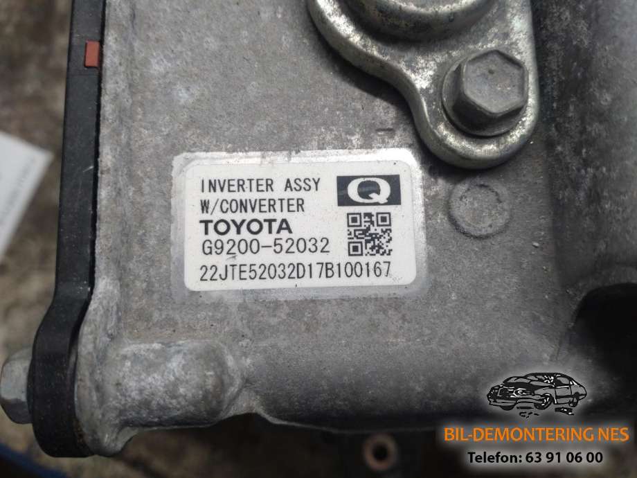 Inverter hybrid til Toyota Yaris 2014-2020 (Type III, Fase 2)