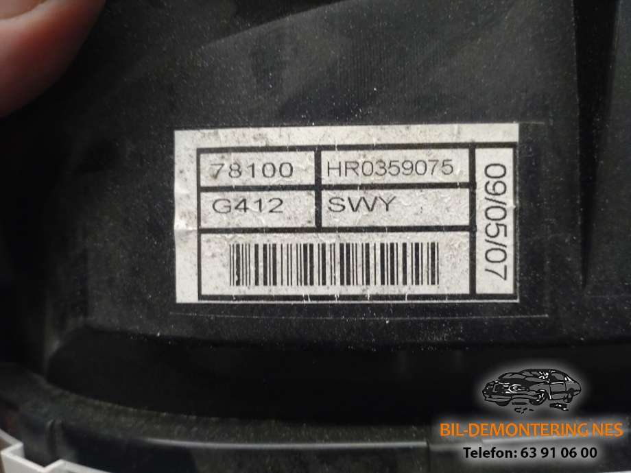 Instrumentpanel til Honda CR-V 2007-2012 (Type III)  