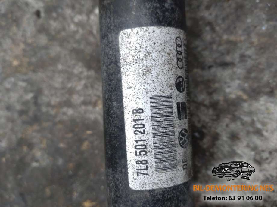 Drivaksel høyre bak, diesel/automat til Audi Q7 2010-2015 (Type I, Fase 2)  (7L8501201B|)