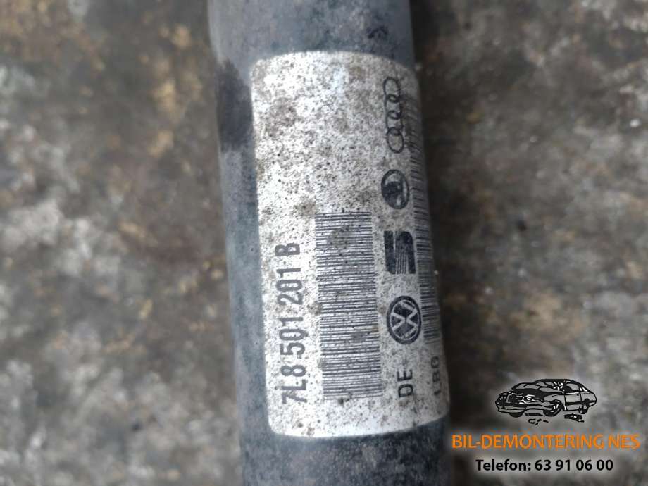 Drivaksel venstre bak, diesel/automat til Audi Q7 2010-2015 (Type I, Fase 2) (7L8501201B|)