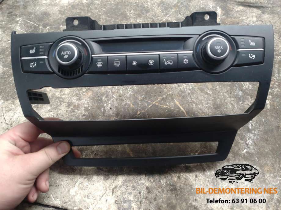 Varmeapparat betjening til BMW X6, 2008-2014 (E71/E72) (E71/E72)