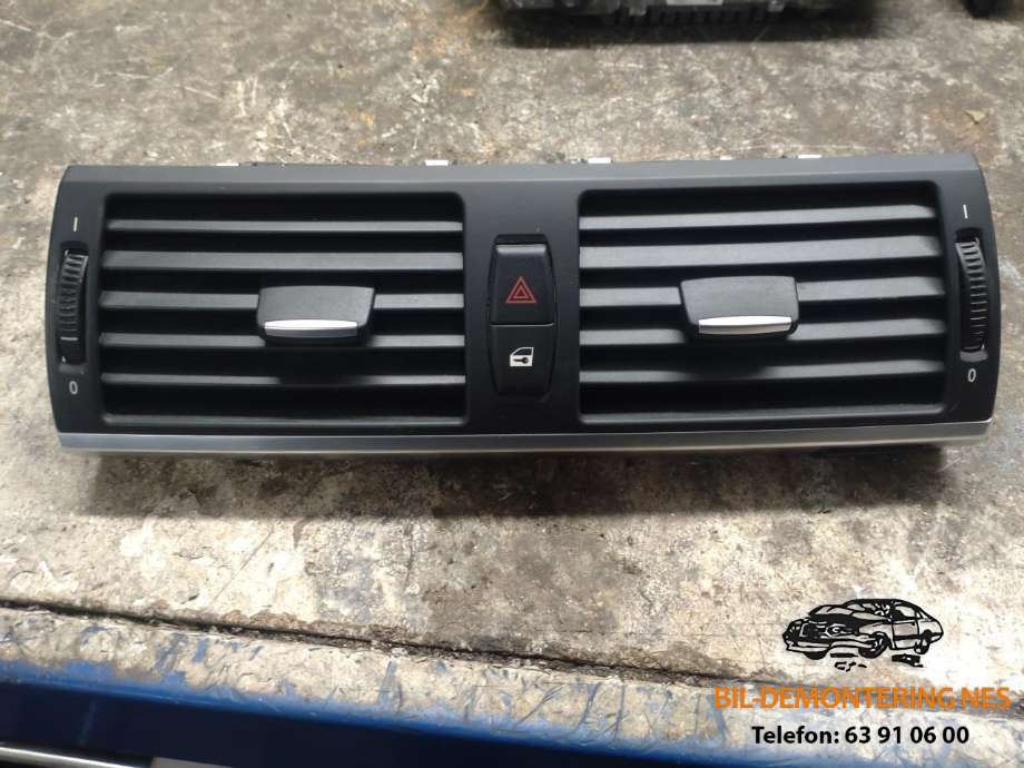Dashbord friskluftdyse midtkonsoll til BMW X6, 2008-2014 (E71/E72) (E71/E72)