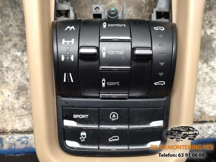 Innredning, Konsoll til Porsche Cayenne 2010-2017 (92A) (92A) 