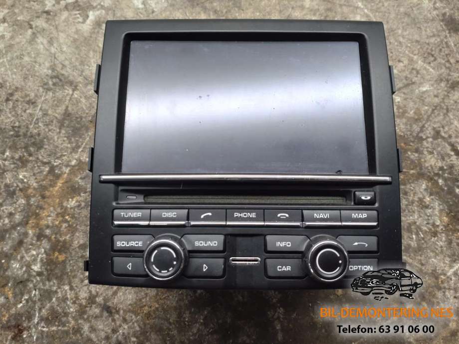 Multimedia display (MCU - Media Controller Unit) til Porsche Cayenne, 2010-2017 (92A) (92A) 