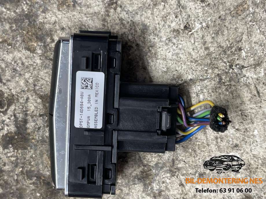 Bryter setevarme til Ford Fiesta 2013-2017 (Type VI, Fase 2) (DP5T-14D694-ABW|)