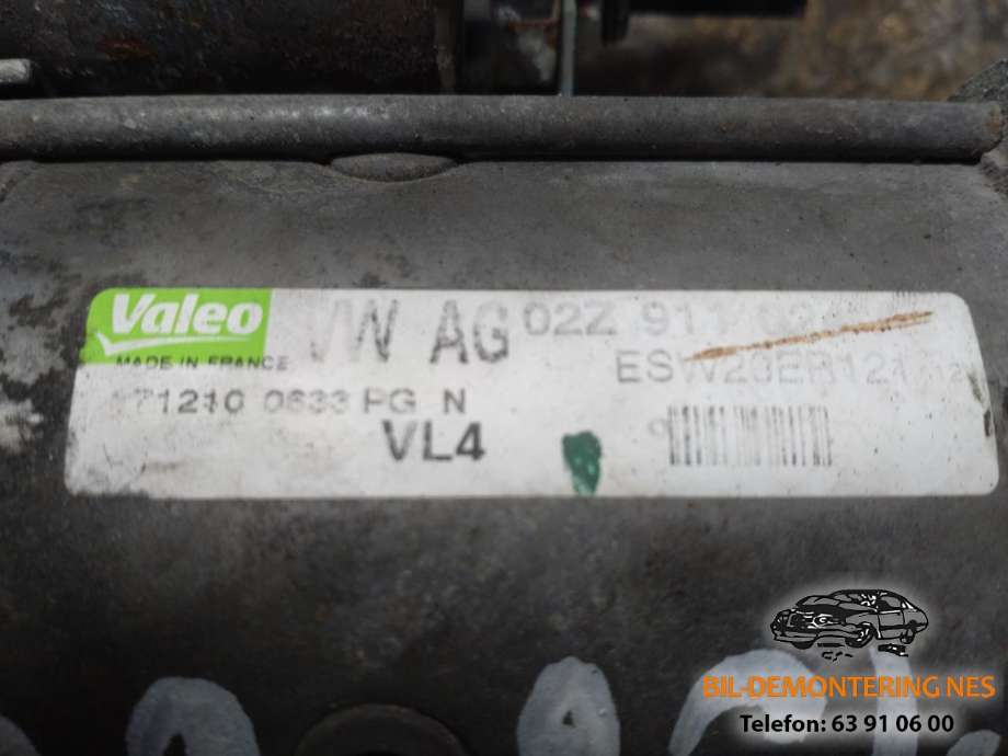 Starter diesel til Audi A1 2010-2014 (Type I, Fase 1)  
