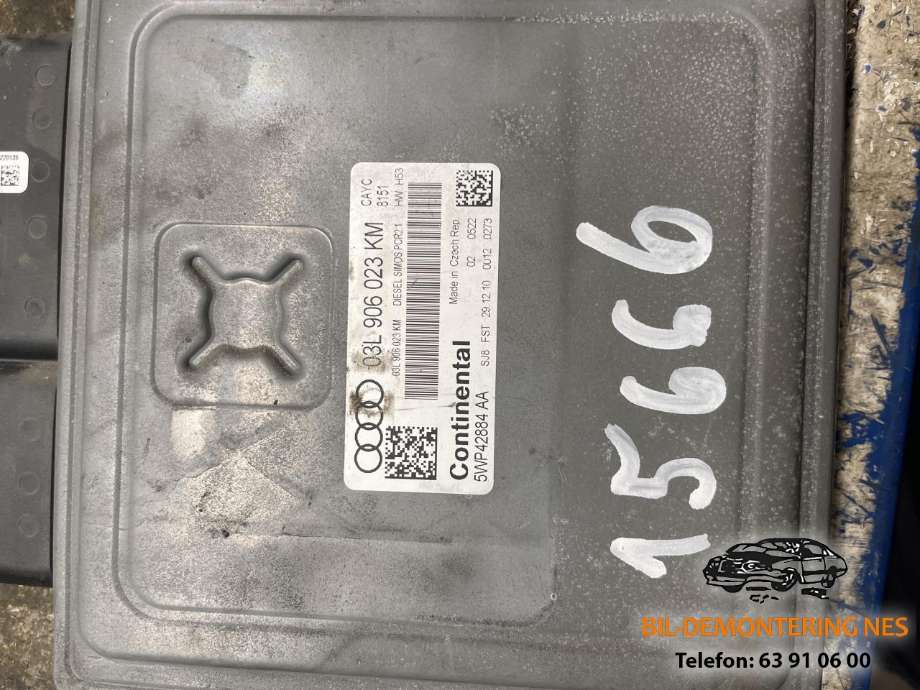 Styreenhet motor til Audi A1 2010-2014 (Type I, Fase 1) (03L906023KM|)
