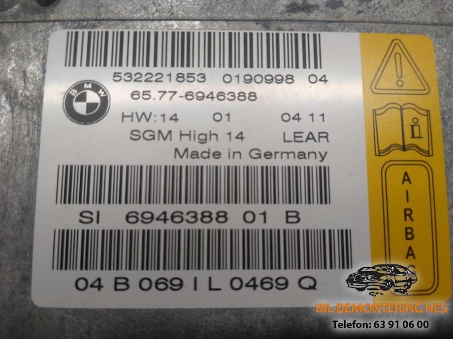 Styreenhet diverse til BMW 5-Serie 2003-2010 (E60/E61) (E60/E61) (6946388|)