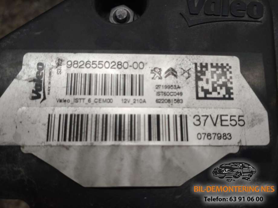 Dynamo diesel til Toyota Proace 2016-->> (Type II)  