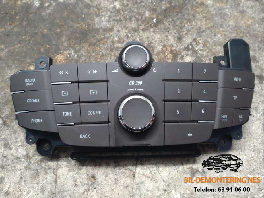 Bilstereo betjeningspanel til Opel Insignia A 2009-2014