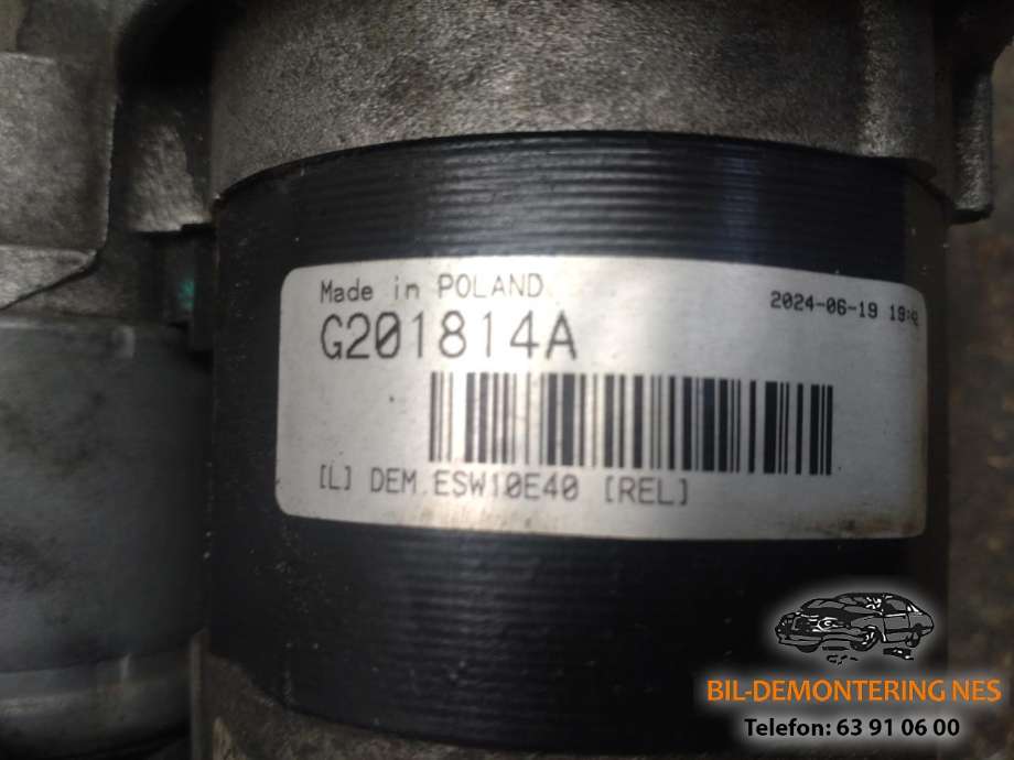 Starter til Ford Focus 2011-2014 (Type III, Fase 1)