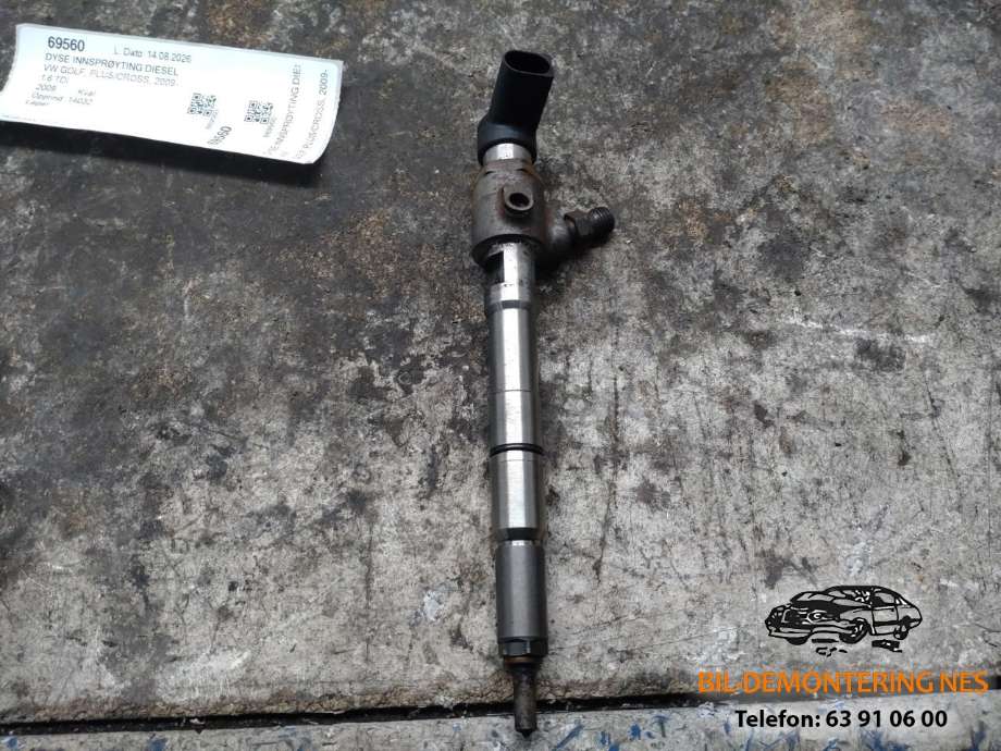 Dyse innsprøyting diesel til VW Golf, Plus/Cross 2009-2013 (Fase 2) (03L130277S|03L130277SX|)