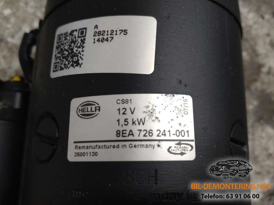 Starter til Mercedes 123 1976-1986 (W123) (W123) (8EA726241-001|)