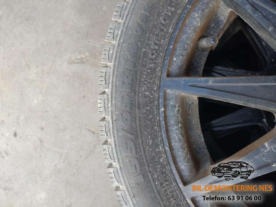 Hjulsett aluminium vinter til Mopedbil Ligier JS50 2015-2024 (Type I)  