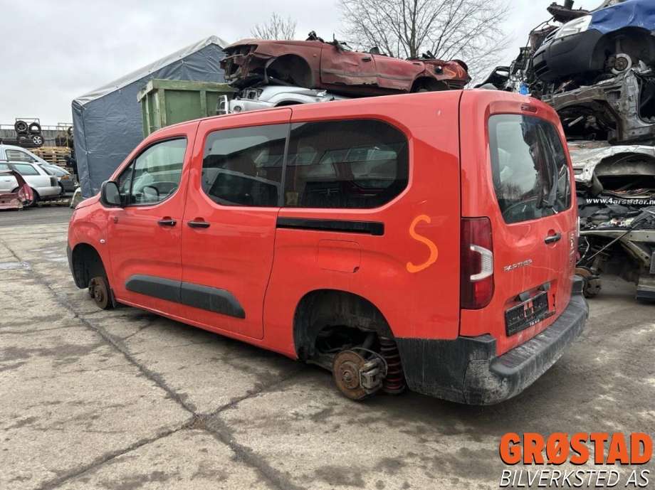 Peugeot Partner 2019-->> (Type III) , Motorkode: YHZ, Girkassekode: 