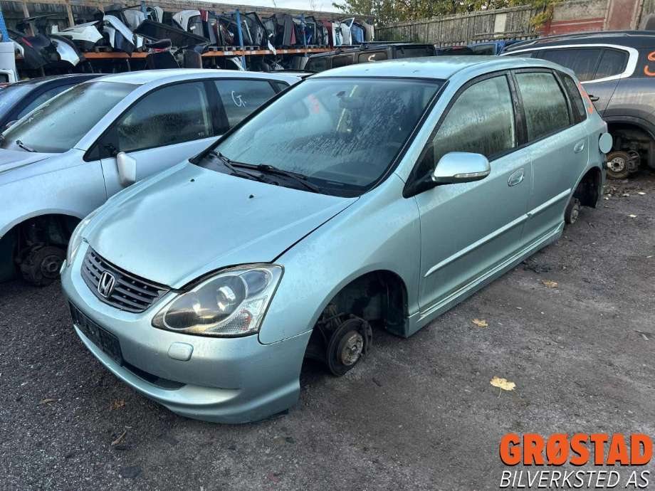 Honda Civic 2001-2005 (Type VII) (ENGELSK) (ENGELSK), Motorkode: D16V1, Girkassekode: 
