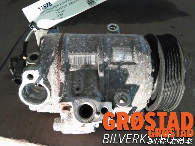 Aircondition kompressor til Škoda Roomster, 2006-2010 (Fase 1)  (6Q0 820 808 D)
