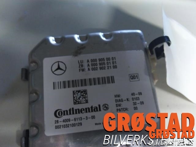 Parkeringskamera foran til Mercedes E-Klasse, Coupe/Cab 2009-2013 (Fase 1) (C207) (C207) (A 000 905 00 01|A 000 905 01 01|A 002 902 21 00)