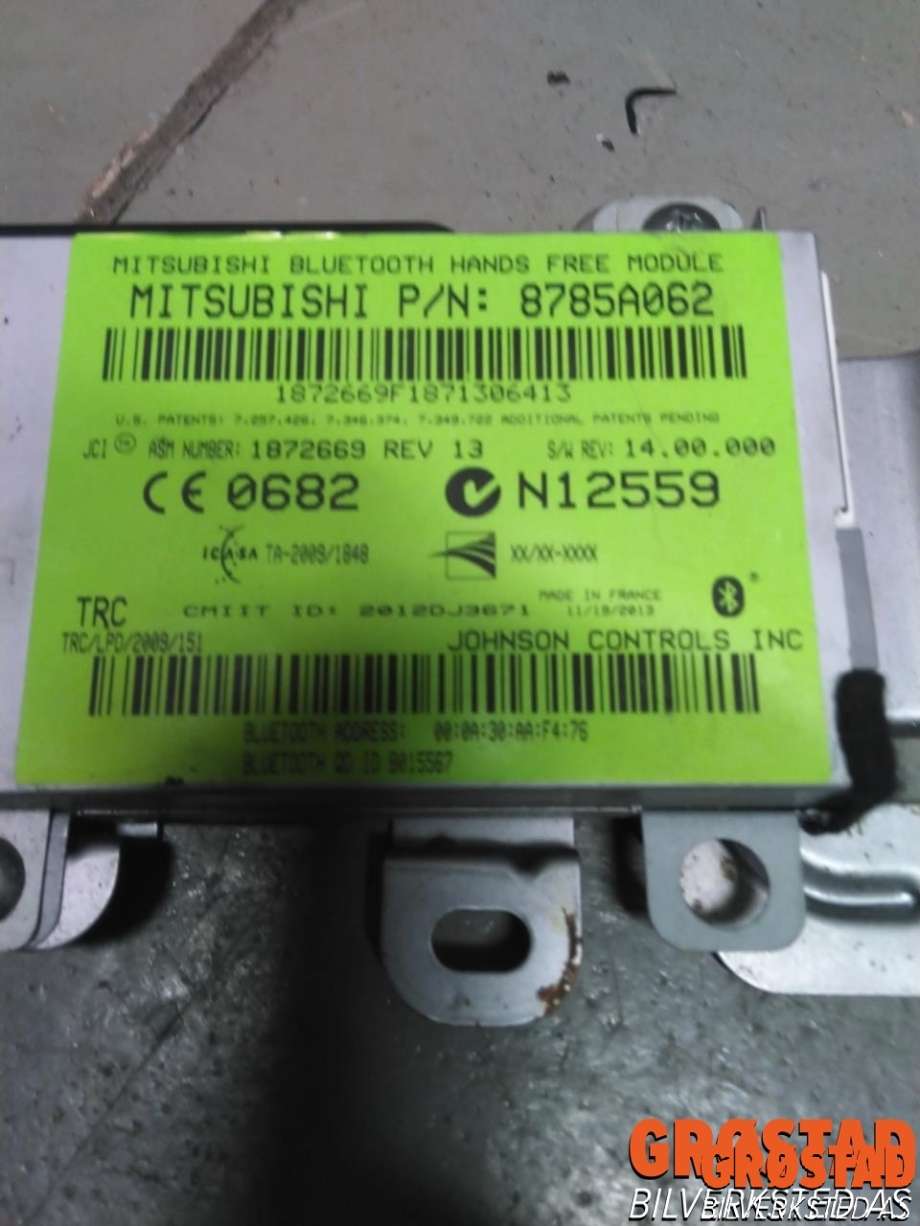 Styreenhet bluetooth til Mitsubishi Pajero 2007-2016 (Type IV, Fase 1)  (1000|8785A062|)