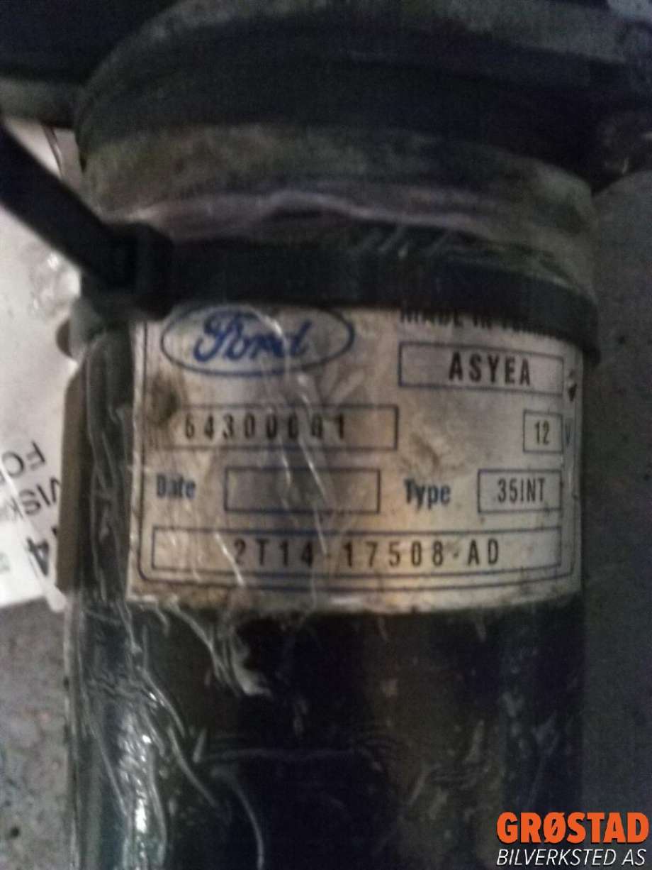 Viskermotor bakrute til Ford Transit Connect 2003-2009 (Type I, Fase 1)  (1520304|1520305|)
