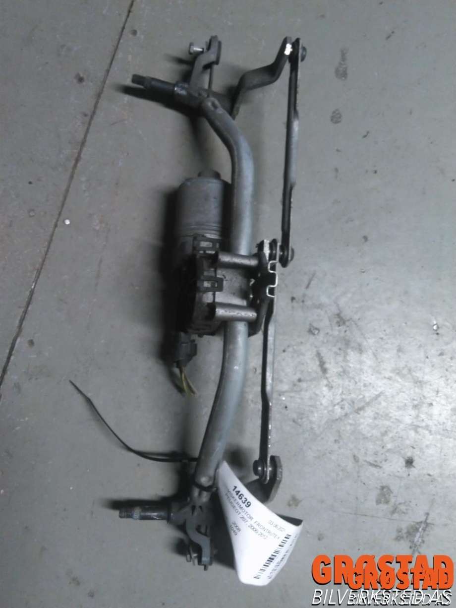 Viskermotor frontrute komplett m/overføring til Peugeot 207 2006-2012  (6405 CH|)