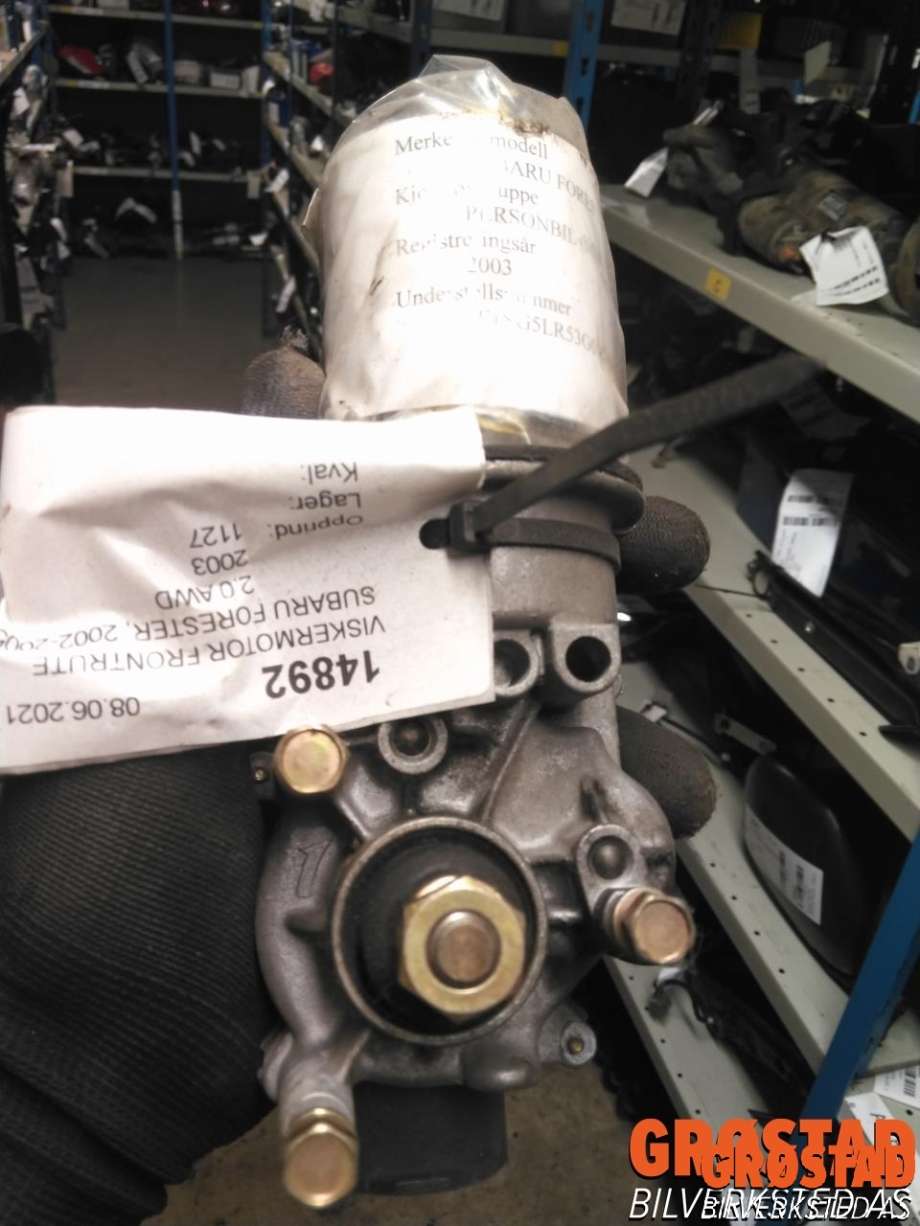 Viskermotor frontrute til Subaru Forester 2002-2005 (Type II, Fase 1)