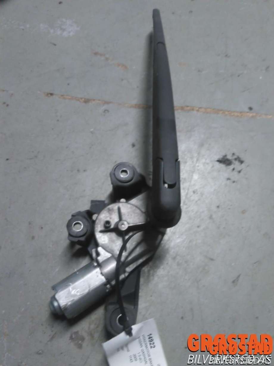 Viskermotor bakrute til Nissan Qashqai 2007-2010 (Type I, Fase 1)