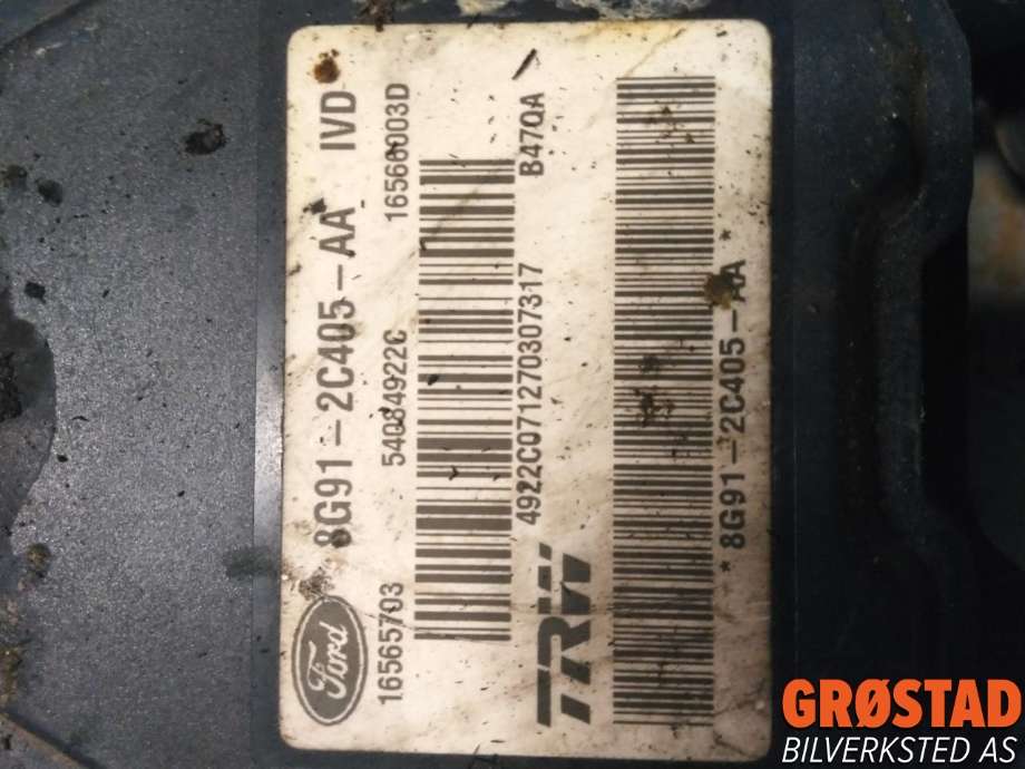 ABS sentral til Ford Mondeo 2007-2010 (Type IV, Fase 1)  (8G91-2C405-AA|)