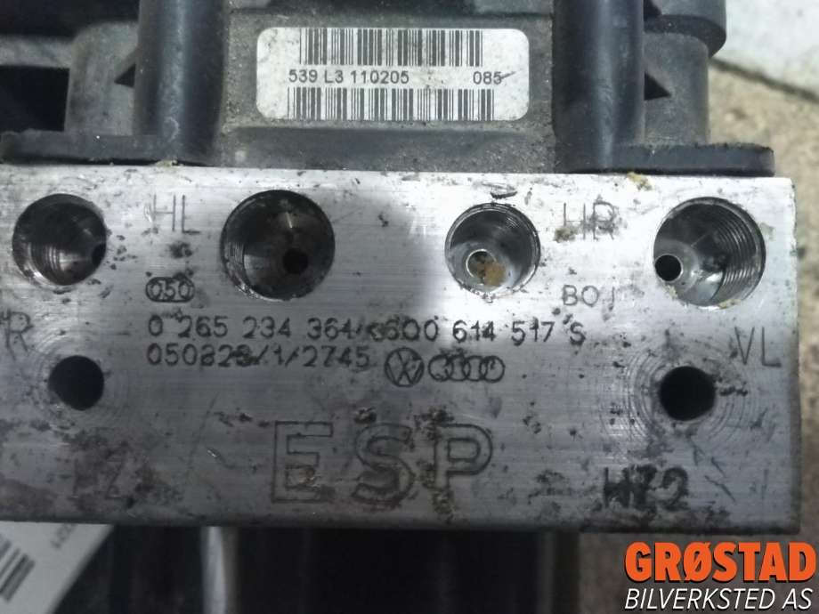 ABS sentral til VW Polo 2005-2009 (Type IV, Fase 2) (B15025|6Q0614517S|)