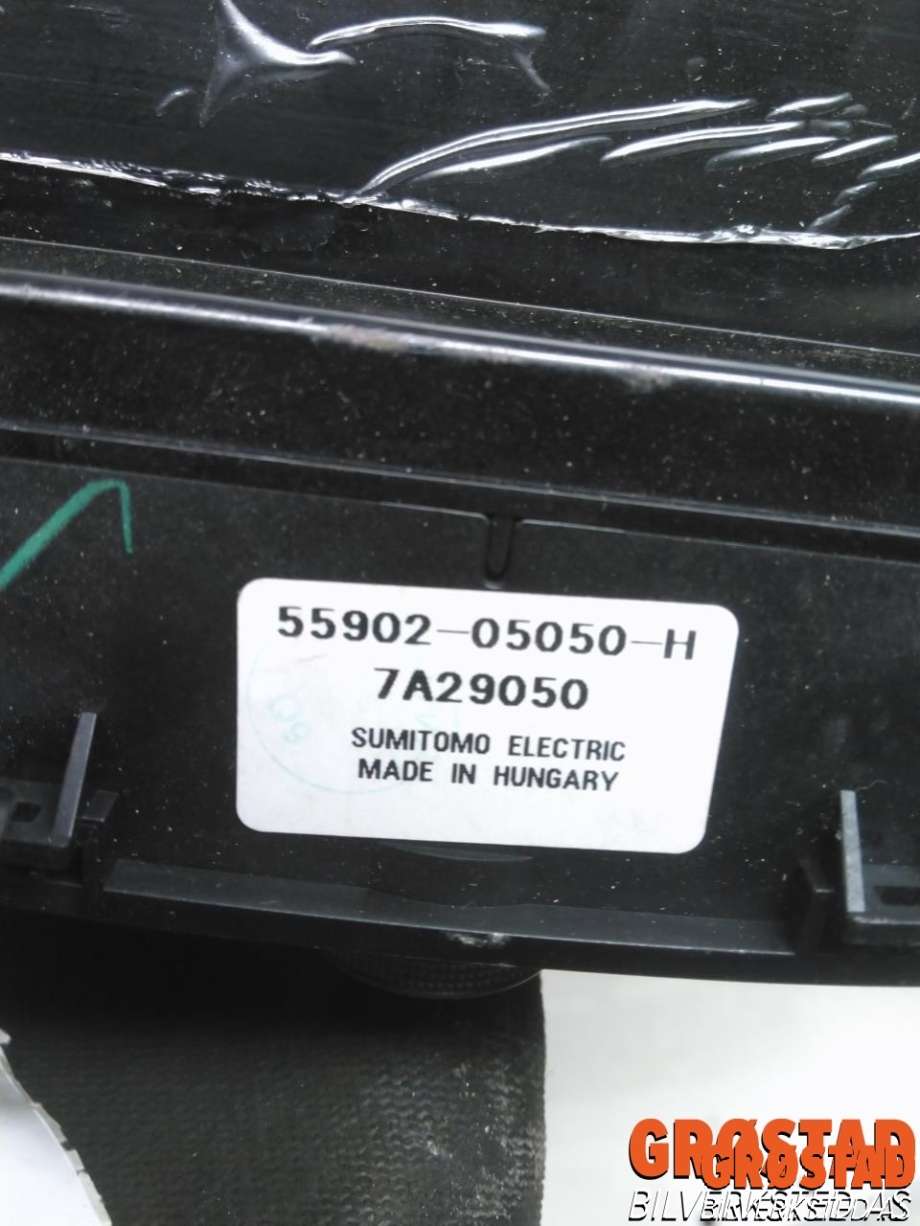 Varmeapparat betjening til Toyota Avensis 2003-2008 (Type II)  (55902-05050-H|)
