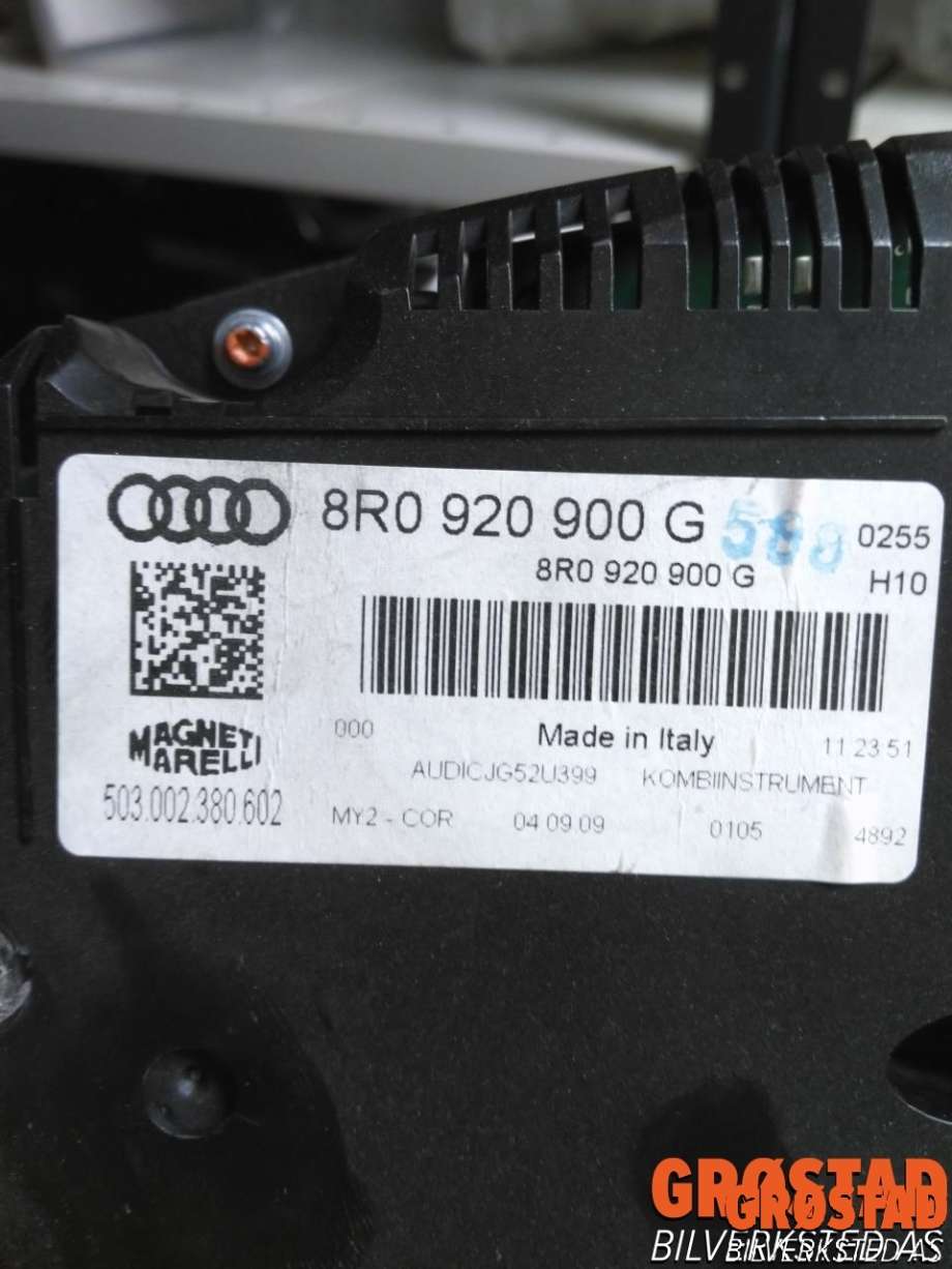 Instrumentpanel til Audi Q5 2008-2012 (Type I, Fase 1) (8R0920900G|)