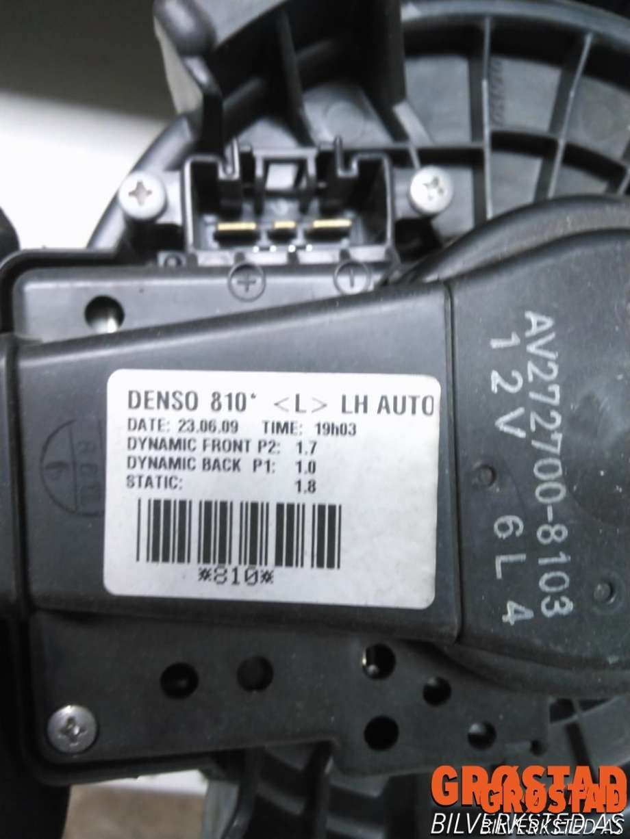 Varmeapparat motor til Toyota Avensis 2009-2015 (Type III, Fase 1)  (272700-8103|)