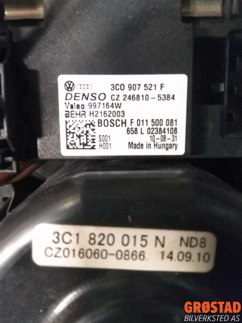 Varmeapparat motor til Škoda Yeti 2009-2013 (Fase 1)  (3C1820015N|)