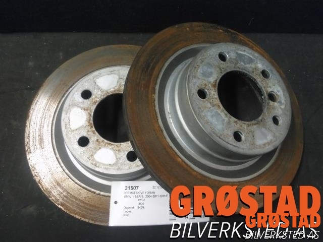 Bremseskive foran til BMW 1-Serie, 2004-2011 (E81/E82/E87/E88) (E81/E82/E87/E88) (34 11 6 854 997)