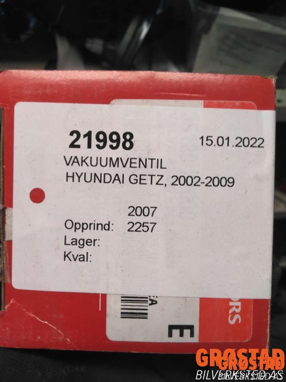 Vakuumventil til Hyundai Getz 2002-2009  (3512027000|)