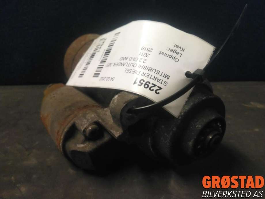Starter diesel til Mitsubishi Outlander 2010-2012 (Type II, Fase 2)  (1810A125|NBS-5172|)