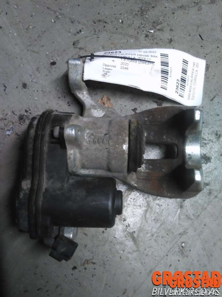 Bremsecaliper høyre bak, elektrisk til Toyota Corolla 2019-->>  (4783002360|)