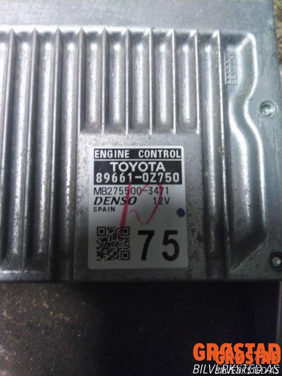 Styreenhet motor til Toyota Auris 2013-2015 (Type II, Fase 1)  (896610Z750|)