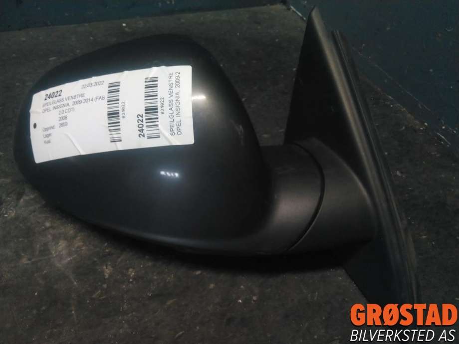 Speilglass venstre til Opel Insignia A 2009-2014 (13247135|)