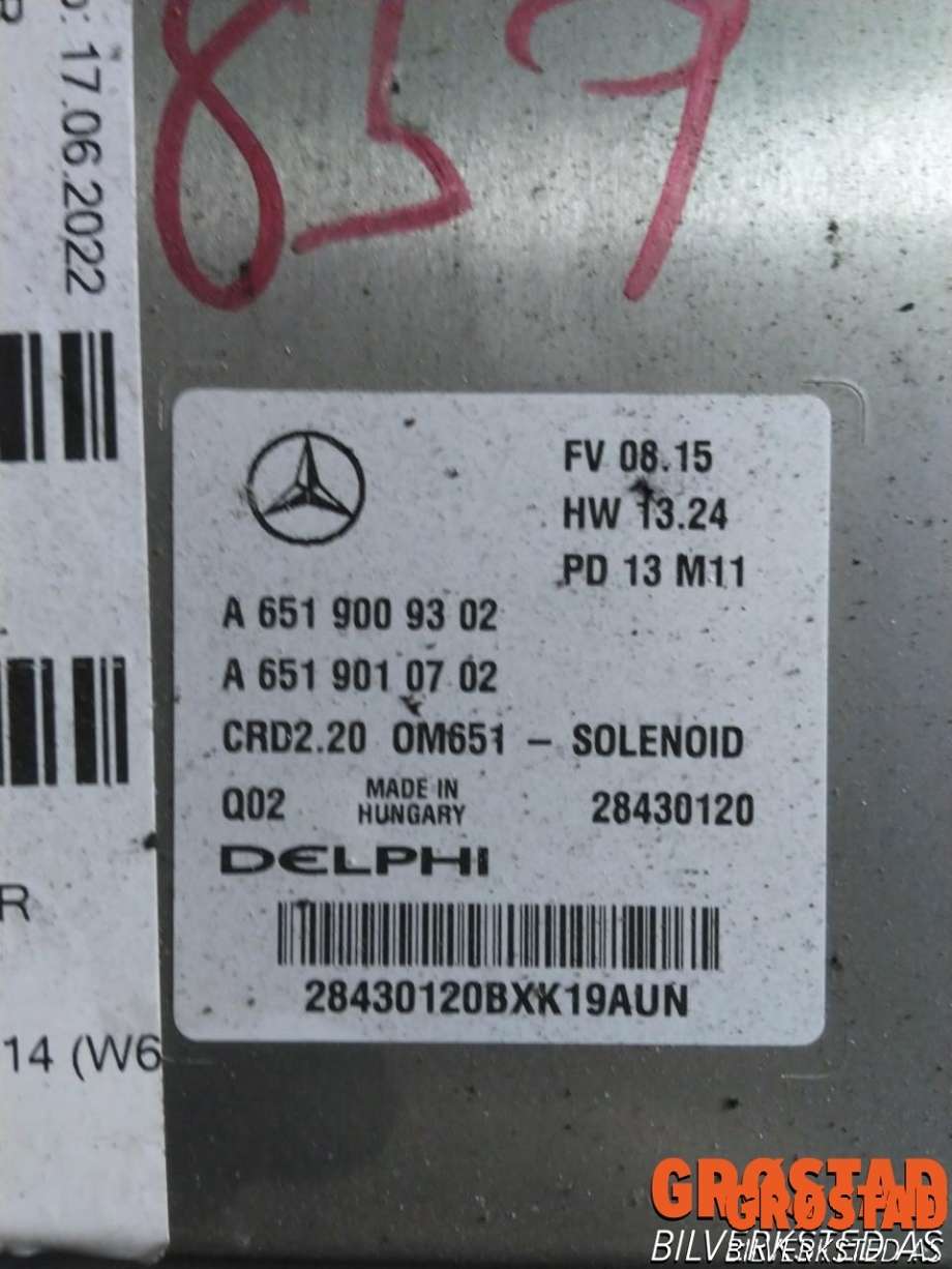 Styreenhet motor til Mercedes Vito/Viano 2010-2014 (Fase 2) (W639) (W639) 