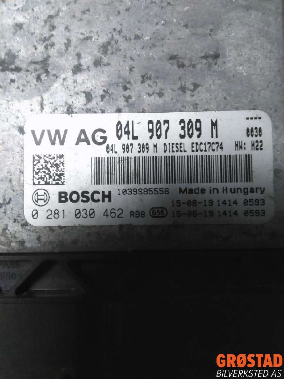 Styreenhet motor til VW Passat 2015-2019 (Fase 1) (B8) (B8) (04L 907 309 M|)
