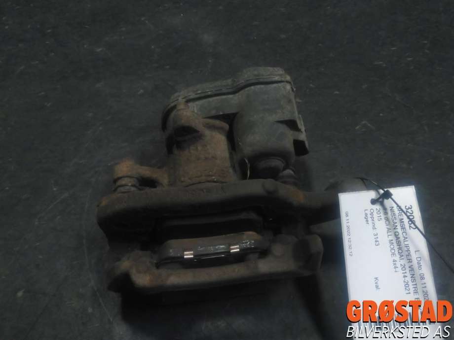 Bremsecaliper venstre bak, elektrisk til Nissan Qashqai 2014-2021 (Type II)  (440114EA0A|)