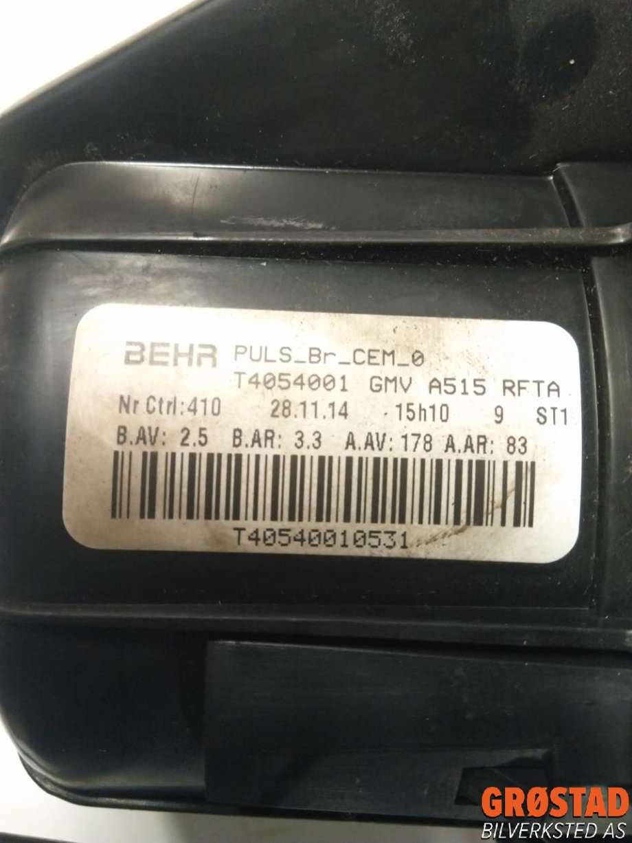 Varmeapparat motor til Citroën C4, Cactus 2014-2017 (Fase 1)  (6441 CS|)